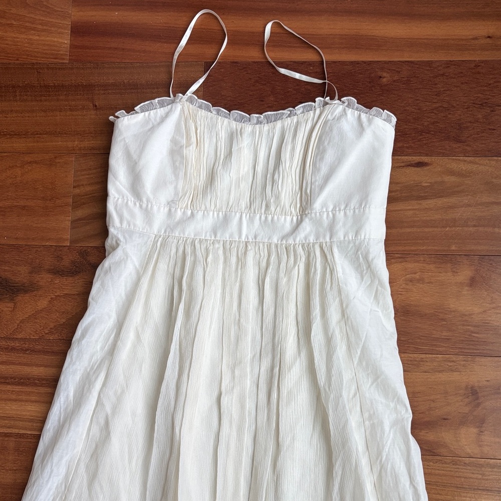 Silk blend maxi dress